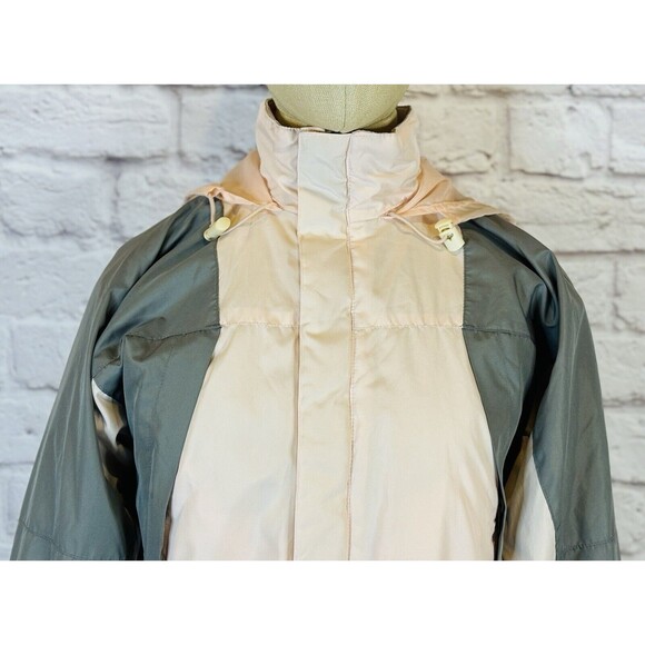 Steve & Barry's‎ Girls Jacket Coat Midweight Pink Gray Hood Zip Pockets Sz 18-20 - Picture 6 of 12